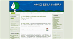 Desktop Screenshot of amicsdelanatura.org