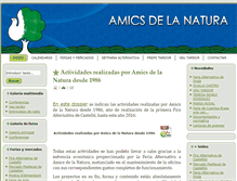 Tablet Screenshot of amicsdelanatura.org